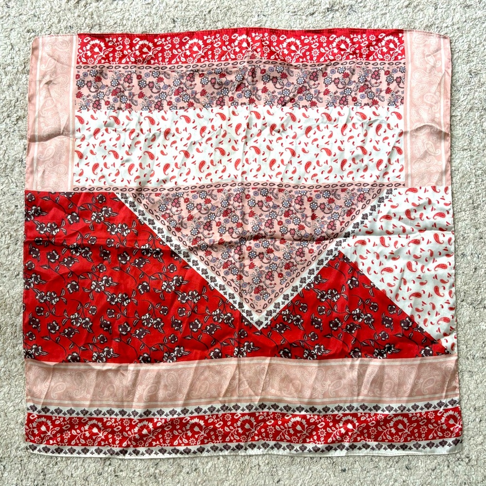 Square Silky Scarf